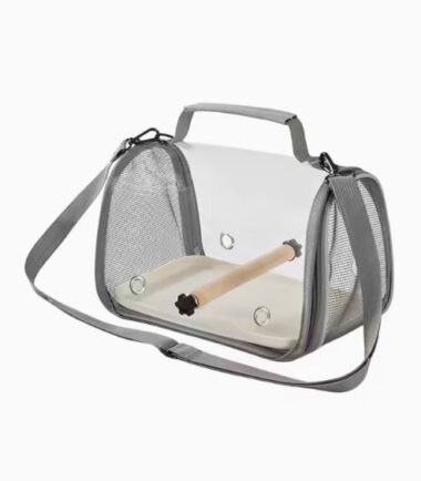 Breathable Transparent Bird Backpack - Portable Small Bird Carrying Cage
