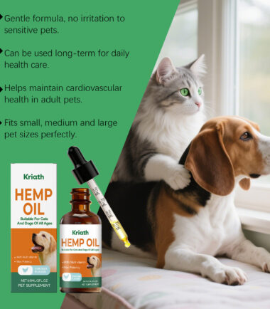 Cat And Dog Hemp Seed Oil Vitality Drops